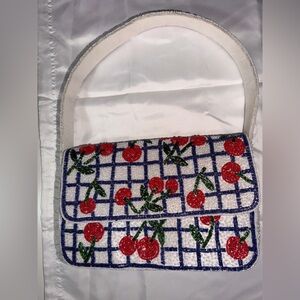 Beaded Cherry Bag